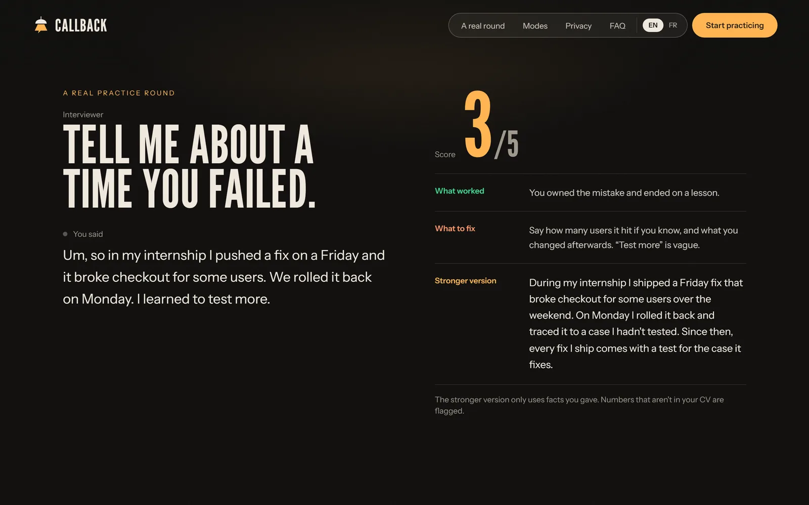 Callback screenshot 3